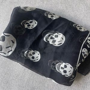 Alexander McQueen silk print Scarf